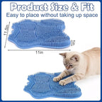 BABORUI Silicone Cat Scratching Post, Non-Slip Indoor Scratcher with Strong Suction Cup Base, Washable Durable Cat Scratch Pads for Indoor Cats, Kittens and Adult Cats