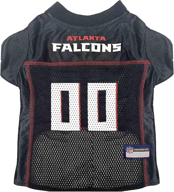 Pets First NFL Atlanta Falcons Dog Jersey, Size X-Small, Football Shirt Costume for Pet, Dog Sports T-Shirt, NFL Team Clothing for Cats, Licensed Pet Apparel Available in 7 Sizes and 32 Teams