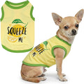 Parisian Pet Dog Shirt – 100% Cotton Shirts for Small Dogs - Sleeveless Puppy Vest – Lightweight and Breathable Pet Apparel – Pullover Summer Dog Clothes - Stretchy Funny T Shirts for Dogs