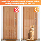Pet Nail Self Adhesive Replacement Emery Paper Suitable for Glass Doors Fits Most Dog Scratch Pad Cat Litter Box DIY on The Places Where Pets Like to Scratch Alternatives to Cat and Dog Nail Clippers