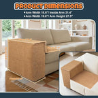 Cat Scratcher Couch Protector - Couch Corner & Armrest Protectors for Cats, Furniture Sofa Protector from Cat Claws Scratch