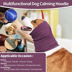 Nanaki Dog Calming Hoodie Ear Wraps for Dogs, Ear Protection Dog Fireworks Ear Head Muffs Dog Warp Anxiety Relief, Dog Hematoma Ear Wrap, Dog Head Cover The Grooming and Force Drying Dog Ear Protector