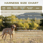 Dog Harness for Large Dogs Heavy Duty, No Pull Tactical Dog Harness with Molle System, Easy On and Off Service Dog Vest, Breathable Padded, Adjustable Reflective Pet Vest for Walking Hiking Training