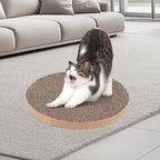 Extra Large Round Cat Scratcher Refill Pads - 15.7 Inch Diameter, 1 Inch Thick, Cardboard Scratching Board Replacement for Cats, 4 Pack