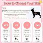 3 Pieces Chihuahua Clothes Dog Summer Shirts Dog Clothes for Small Dogs Girl Pink Cute Strawberry Donut Printed Soft Puppy Outfits Pet Tshirts XXS (Pink,Rose,Purple,XXSmall)