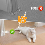 Uross Pet Protector Mat for Doorways - 6.56FT, Anti-Scratch Plastic, Protects Carpet from Cat Scratches