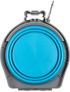 Loving Pets 73807991: Travel Double Diner Dog Bowl, Blue Sm