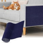 uxcell Self-Adhesive Cat Scratching Mat, 1 Roll 118" x 11.8" Couch Protector from Cat Claws for DIY Sofa, Wall, Doors, Cut Anti Cat Scratch Pad Carpet Mat, Dark Blue