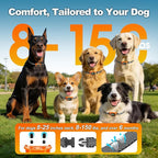 Bark Collar AI Dual-Detection, Instant Quiet Anti Bark Device 4 Training Modes, 30-Day Battery, One-Click Peace, 9-Level Sensitivity Automatic Dog Bark Collar for Large Medium Small Dogs,Orange