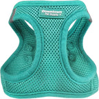 Downtown Pet Supply Step-in Dog Harness – No Pull, Adjustable Padded Mesh with Reflective Trim, Secure Buckle Strap – Comfortable & Breathable Small Dog Harness, Small, Bermuda Blue