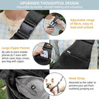 CUBY Dog and Cat Sling Carrier - Adjustable Breathable Mesh Small Pet Sling - Soft Pouch and Tote Design - Suitable for Puppy, Small Dogs Cats Outdoor
