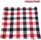 Bubblepup Dog Bandanas, Fall Dog Bandana for Boys Girls, Plaid Reversible Triangle Bibs Scarf Accessories for Dogs Pets
