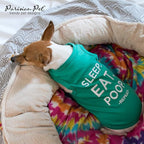 Parisian Pet Dog Shirt – 100% Cotton Shirts for Medium Dogs – Sleeveless Puppy Clothes – Lightweight and Breathable Pet Apparel – Stylish and Funny Dog Clothes - Stretchy T Shirts for Dogs