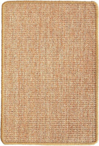 Cat Scratcher Mat Natural Sisal Cat Scratching Pads with Self-Adhesive Horizontal Floor Rug for Indoor Cats Grinding Claws Nails, Khaki, 12" x 16"