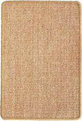 Cat Scratcher Mat Natural Sisal Cat Scratching Pads with Self-Adhesive Horizontal Floor Rug for Indoor Cats Grinding Claws Nails, Khaki, 24" x 35"