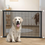 Cupount Dog Screen Mesh Gate for Stairs Pet Gates for The House: for Doorways Stairways Indoor 29 inches Tall, 38 inch Wide, Fits 32-35 inch Openings