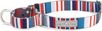 Lucky Love Dog Martingale Dog Collar - Adjustable, No-Slip, Durable, & Soft Webbing Collar for Male and Female Dogs Ideal for Training & Walking - Linus, Small
