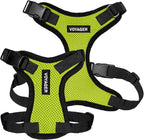 Voyager Step-in Pet Harness - All Weather Mesh, Adjustable Step in Harness for Cats and Dogs by Best Pet Supplies - Lime Green/Black Trim, M