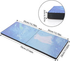 Cat Scratch pad,Scratching Board Cat wall Scratcher for Indoor，Foldable,Durable Recyclable Cardboard, Premium Scratch, Suitable for Cats to Rest, Grind Claws and Play(Blue)