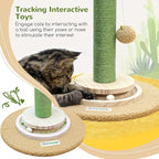 Globlazer Cactus Series Combination 76-inch Tall Cat Tower for Indoor Cats and 30-inch Scratching Post for Cats
