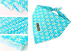 Lionet Paws Summer Dog Bandanas 2 Pack, Washable Triangle Bibs Scarves, Adjustable Triangle Holiday Scarves for Medium to Extra Large Dogs