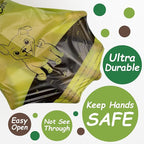 GREENER WALKER Poop Bags for Dog Waste, 1080 Doggy Waste Bags Extra Thick Strong 100% Leak-Proof (Green)