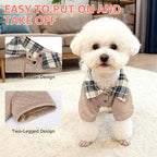 SCENEREAL Dog Sweaters for Small Medium Dogs, Pet Hoodie Sweatshirts Winter Knitted Pullovers with Fashion Shirt Collar, Puppy Clothes Cold Weather Coats, Beige M