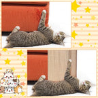 Newwiee 2 Pcs Cat Scratch Furniture Protector Mat Sofa Couch Protector for Cats Pet Scratching Pads for Couch, Sofa, Chair, Easy Installation(15.7 x 23.6 inch)