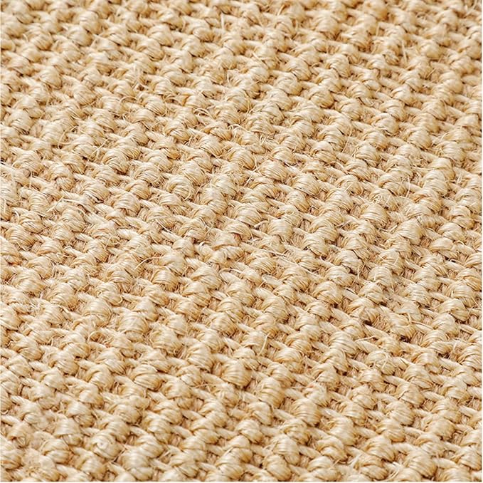 SHENGOCASE 4-Pack 8" X 12" Sisal Cat Scratching Mat Pad with Hook & Loop Tapes. Replacement Sisal Pad Mat for Cat Tree Tower, Window Perch, Wall Furniture Shelves Scratcher