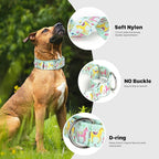 Thick & Wide Martingale Collar for Large Dogs - 1.5 Inch No Pull Escape Proof Dog Collar, Adjustable Comfort Training Collar(L)