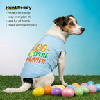 Fitwarm Egg-spert Hunter Dog Easter Outfit, Summer Clothes for Small Dogs Boy Girl, Pet Outfit, Blue, Red, Green, Orange, Medium