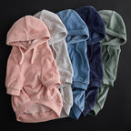 Cooper II Organic Cotton Velour Dog Hoodie Pet Coat for Small, Medium and Large Dogs, Sage, X-Large (55-80 lbs)