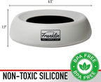 Franklin Pet Supply Co. Spill Proof Pet Bowl - No Splash Travel Water + Food Dish for Dogs + Cats - Portable - 16 oz. - BPA Free