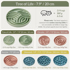 OHMO Slow Feeder Dog Bowls(Tree Life, Camo Green) Enrichment Soft Silicone Food Safe Feeding Bowl Non Slip Suction Cup for All Breed Pet, Cat Slow Down Eating Dishes, Boredom and Anxiety Reducer