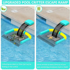 Poolvio Animal Saving Escape Ramp Bundle, Mint Green & American Flag