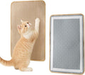 Cat Scratching Mat Sisal, Sisal Fabric Large Pet Scratching Pad for Indoor Cats with Adhesive Hook Loop Tape, Cat Scratching Rug Wall Scratchers (2pcs(15.7x23.6in))