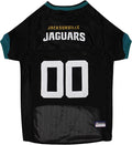 Pets First NFL Jacksonville Jaguars Dog Jersey, Size Large, Football Shirt Costume for Pet, Dog Sports T-Shirt, NFL Team Clothing for Cats, Licensed Pet Apparel Available in 7 Sizes and 32 Teams