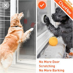 ChunHee Dog Door Bell, Smart Dog Doorbell for Potty Training to Go Outside, Dogs Bells for Doggie to Ring to Go Potty Train with Customized Ringtones Adjustable Volume, 1 Dog Button