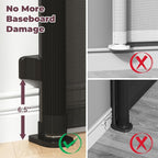 42" Extra Tall Retractable Baby Gates for Stairs, 76" Wide Dog Gate Indoor Outdoor for Doorways Deck Kitchen, Long Mesh Safety Gate for Child Toddler, Prevent Pet from Jumping Over, Black