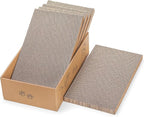Nicunom 5 Packs in 1 Cat Scratcher with Box, Large Cat Scratching Boards Cardboard Box Reversible Cat Scratch Pads for Indoor Cats, Cat Scratch Cardboard for Rest and Play