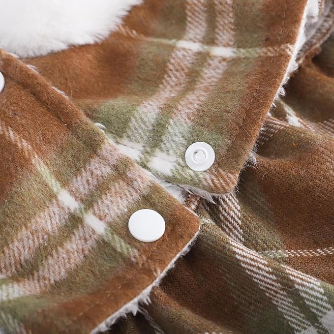 Dog Sweater Dog Winter Clothes for Small Dogs Boy Girl Fall Puppy Dress Warm Fleece Chihuahua Yorkie Teacup Doggie Sweaters Dresses Doggy Sweater for Small Dogs Girl Cat Outfits, Orange, XS