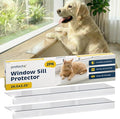 PROTECTO 2Pack Window Sill Protector from Dogs - 29.5x2.25 Clear Window Guards from Cats Scratching, Chewing & Clawing - Keep Your Sills Smooth & Paws Safe - Ultra Strong Window Sill Cover Protection
