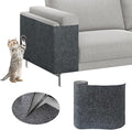78.7"x15.8" Trimmable Cat Scratching Mat, Self-Adhesive Cat Scratch Furniture Protector Cat Scratching Post Carpet Covered Tree Shelves Replacement, Extra Large Cat Wall Climbing Carpet, Dark Gray