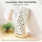 FUKUMARU 3PCS Cat Scratcher Wall Mounted, 23.6 Inch Extra Long Cardboard Cat Scratch Pad for Wall, High-Density Cats Scratching Board Indoor, Kitten Scratching Pads for Corner Door