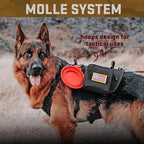 Forestpaw Dog Harness Medium Sized,Tactical Dog Harness with Handle,No Pull Military Style Service Dog Vest with Pockets Adjustable for Medium Dogs,Black,Chest 19.5-41.5"