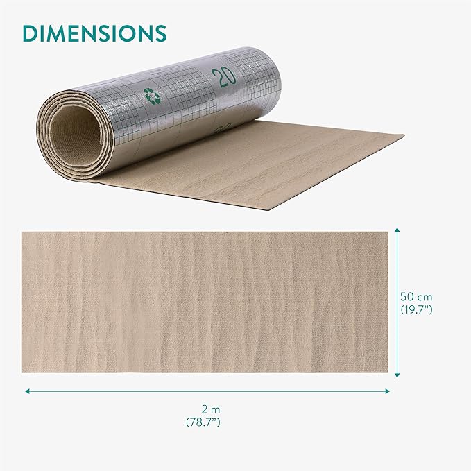 Navaris Scratch Mat Roll - Adhesive DIY Climbing Cat Scratcher for Furniture - Cut to Fit Cat Couch & Wall Scratchers for Indoor Cats - Self-Adhesive Scratching Carpet Pad - Beige