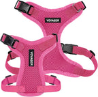 Voyager Step-in Pet Harness - All Weather Mesh, Adjustable Step in Harness for Cats and Dogs by Best Pet Supplies - Fuchsia, L