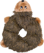 ZippyPaws Loopy - No Stuffing Dog Toys to Keep Them Busy, for Small, Medium, & Large Dogs, Squeaky Pet Toy for Boredom, Unstuffed Chew Toy, Soft Plush Puppy Products, Hedgehog - 10"