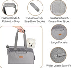 Dog Purse Carrier for Small Dogs Cats Rabbits Up to 12lbs, Lightweight Pet Sling Carriers with Large Pockets, Portable Puppy Soft Sided Tote Bag Carrier for Vet,Hiking,Travel