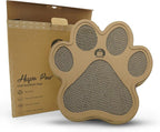 Paw-Shaped Cat Scratcher | Reversible Cardboard Kitten Scratcher | Scratching Board for Indoor Cats | Scratcher Cardboard for Cats & Kittens | Cat Toy (Medium)